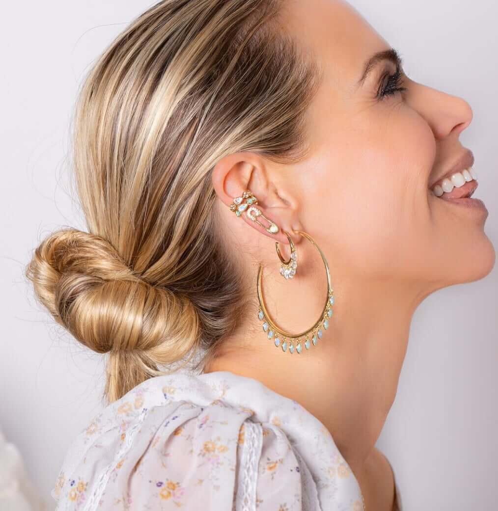 Melinda maria cheap hoop earrings